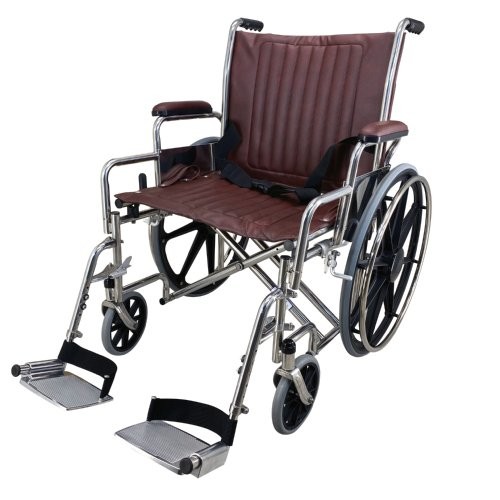 Magnetic-Free Wheelchair with Manual Brakes, 15KG, 45cm Seat Width, Medical