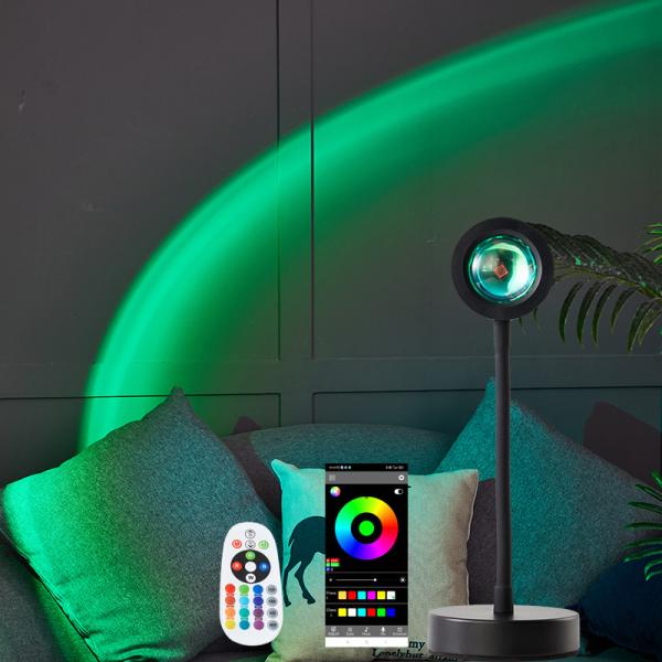 Led Atmosphere Halo Light Romantic Rainbow Sunset Projector Light Robot Night Light LED Projection Lamp Sunset Lamp For