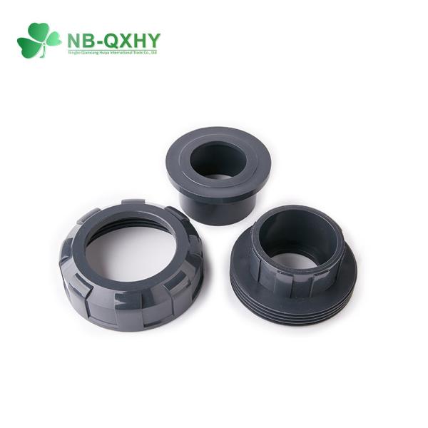 PVC CPVC Plastic Union Ball Valve 1/2 Female Threaded Sch40/80 BS JIS DIN Union