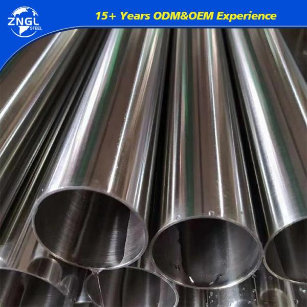 Pipe en acier inoxydable sans soudure/soudé pour les applications de la norme AISI TP304/304L/316/316L