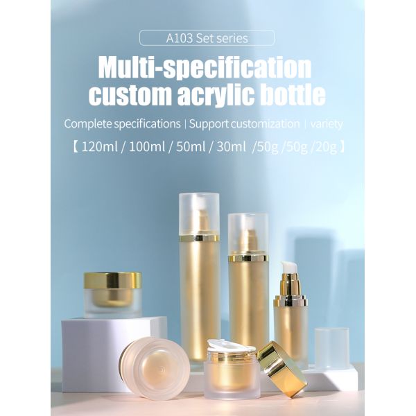 30g 50g Cosmetics Bottle Set Serum Cream Eye Cream Jar 50ml Pressing Toner Water Bottle
