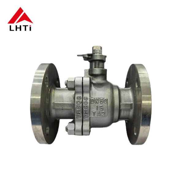 Titanium Stainless Steel Floating Ball Valves for Acetic Acid Flow