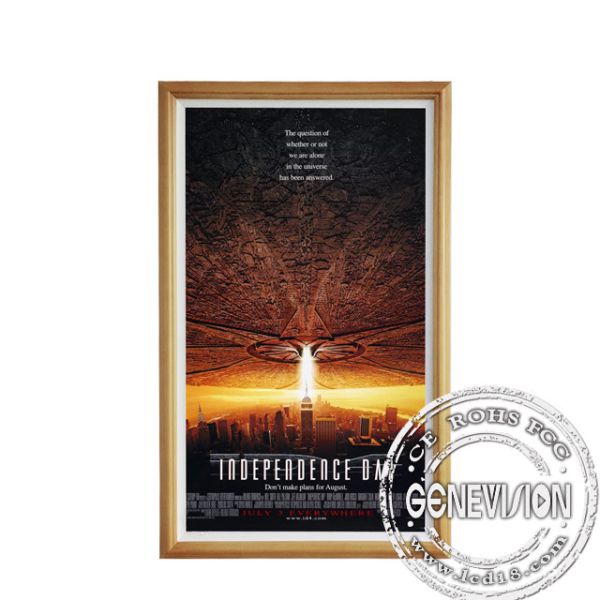 Рамка киоска Signage рекламы дисплея изображения искусства деревянная