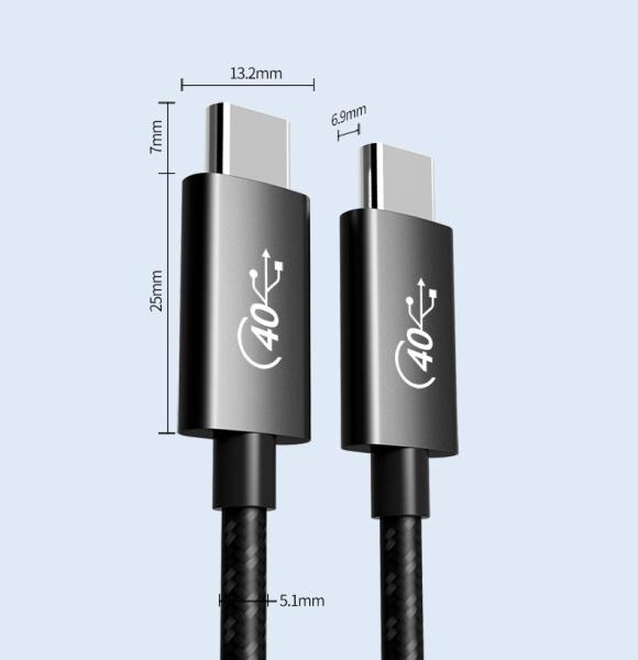 Thunderbolt 3 High Speed USB 4 Cable Full Featured PD Fast Charging