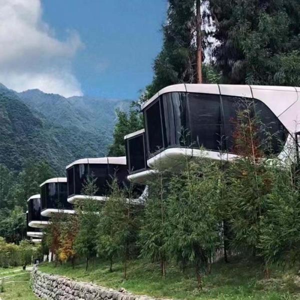 Space Aluminum Tourist Homestay Space Capsule House Mobile Apple Barn Hotel Camping Smart Office View