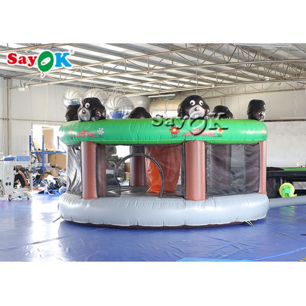 Outdoor Inflatable Games Kids Adult PVC Inflatable Whack A Mole With Air Blower