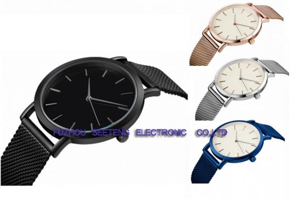 Brand high quality  Men's analog watch with  stainless steel case and alloy strap