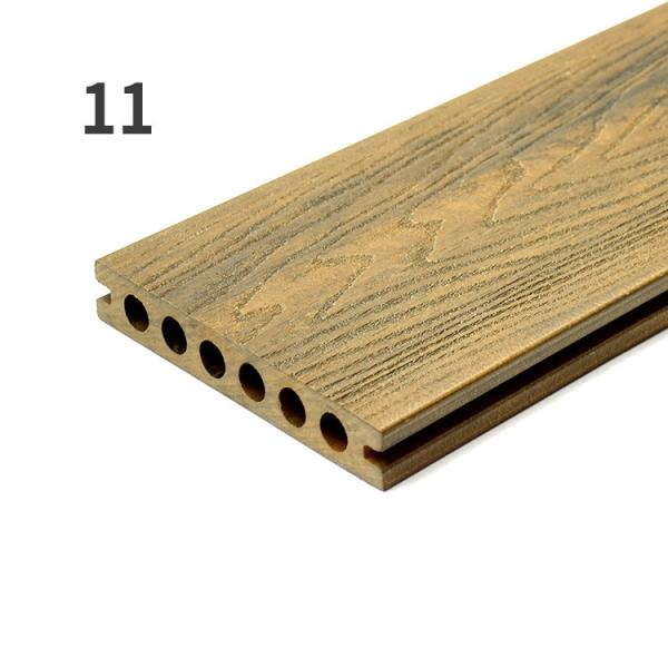 Safety WPC Hollow Board Profile Wood Plastic Composite Decking Factory