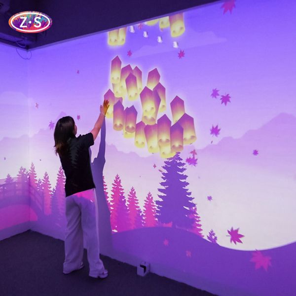 6000 Lumens Immersive Restaurant Experience 1024*768 Interactive Dining Spaces