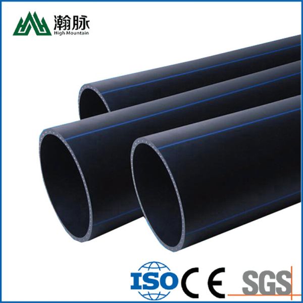 DN16-1800 HDPE Plastic Pipes For Water Supply With Corrosion Resistance Polyethylene Drainage Pipe