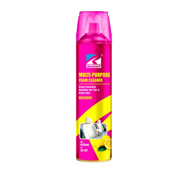 High-Active Formula Interior Foam Cleaner with 650ml Capacity in Aerosol Spray for Auto Upholstery & Furniture