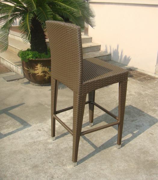 Luxury All Weather Resin Wicker Bar Set For Home Patio / Balcony