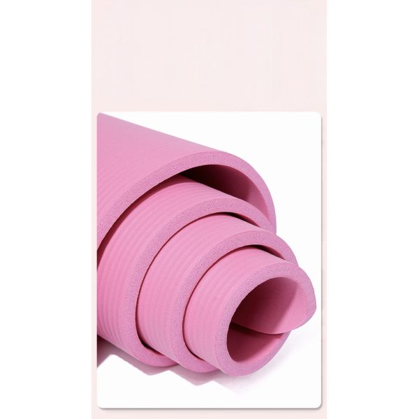 High Elastic Eco Friendly NBR Yoga Mat Designed For Workouts Yoga Sessions Home And Gym Usethicknesses And Colors