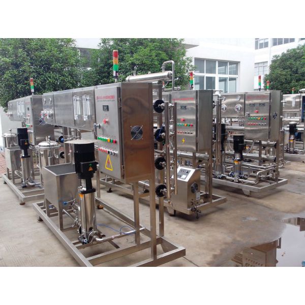 1250 kg Stainless Steel 304 Large Scale 5000L/H Skid Mounted RO Water Treatment System