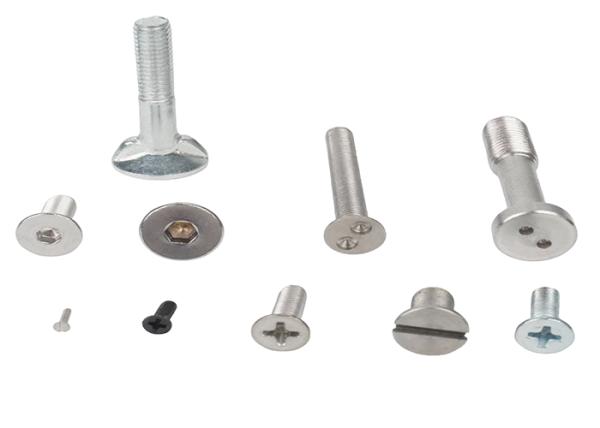 Torx With Pin Drive Two  Snake Eyes Flat Pan Csk Head Anti-theft Safety Tamper Proof Security Metal Screw Half-thread