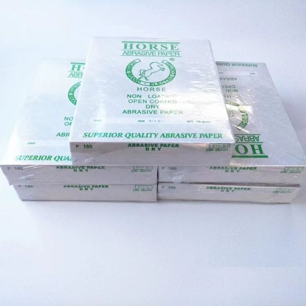 Industrial Grade Silicon Carbide Abrasive Sandpaper for Flat-Shaped Surfaces