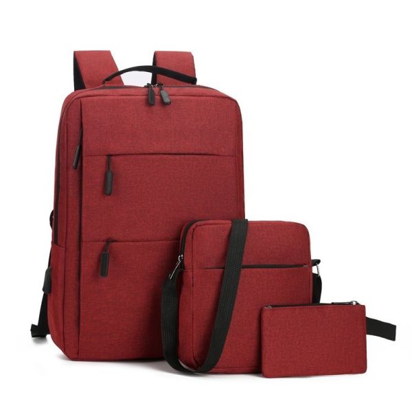 Business Men Back Pack Set Popular School 3 Set Backpack 42*30*12cm