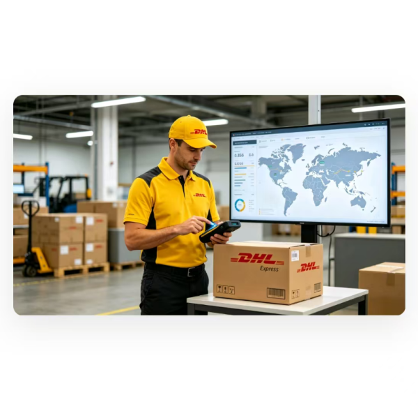Safe Coverage DHL Express Courier Service For Fast Express Delivery
