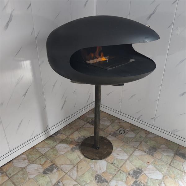 2 mm 3 mm Fogo de etanol Fogo interno redondo de pé decorativo 800 mm