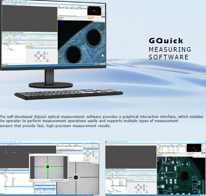 KV-Plus-8102 Linear Motor Vision Based Measurement System With 8.3X Lens