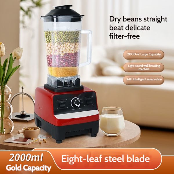 Multi Functional Commercial Blender Machine 2L 800W For Household