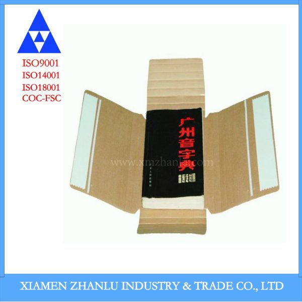 Eco Friendly Recycle Custom Corrugated Paper Book Mailer for Business Shopping Courier