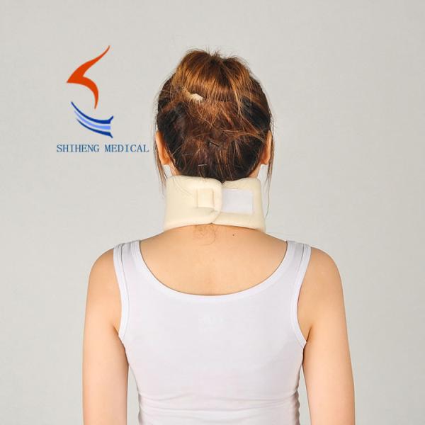 Elastic foam cervical neck collar white color neck brace S-XL size