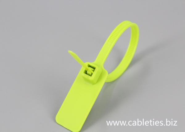 DEMOELE 5*180mm double teeth locking with high tension serialized flag marker cable ties