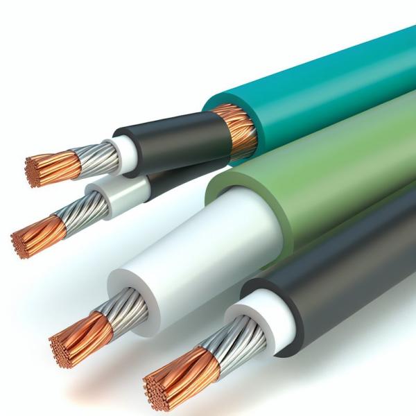 Cable de alimentación con aislamiento XLPE, conductor de cobre trenzado, cable eléctrico libre de halógenos