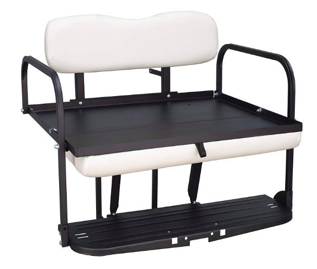 Golf Cart Rear Flip Seat Kit Flip Back Seat Material