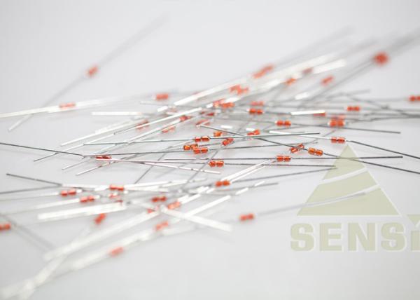 Radial axial encapsulado de vidro do termistor da precisão NTC sem chumbo