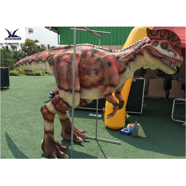 Christmas Real Life Dinosaur Costume 350 Cm * 60 Cm * 180 Cm For Advertising Campagin