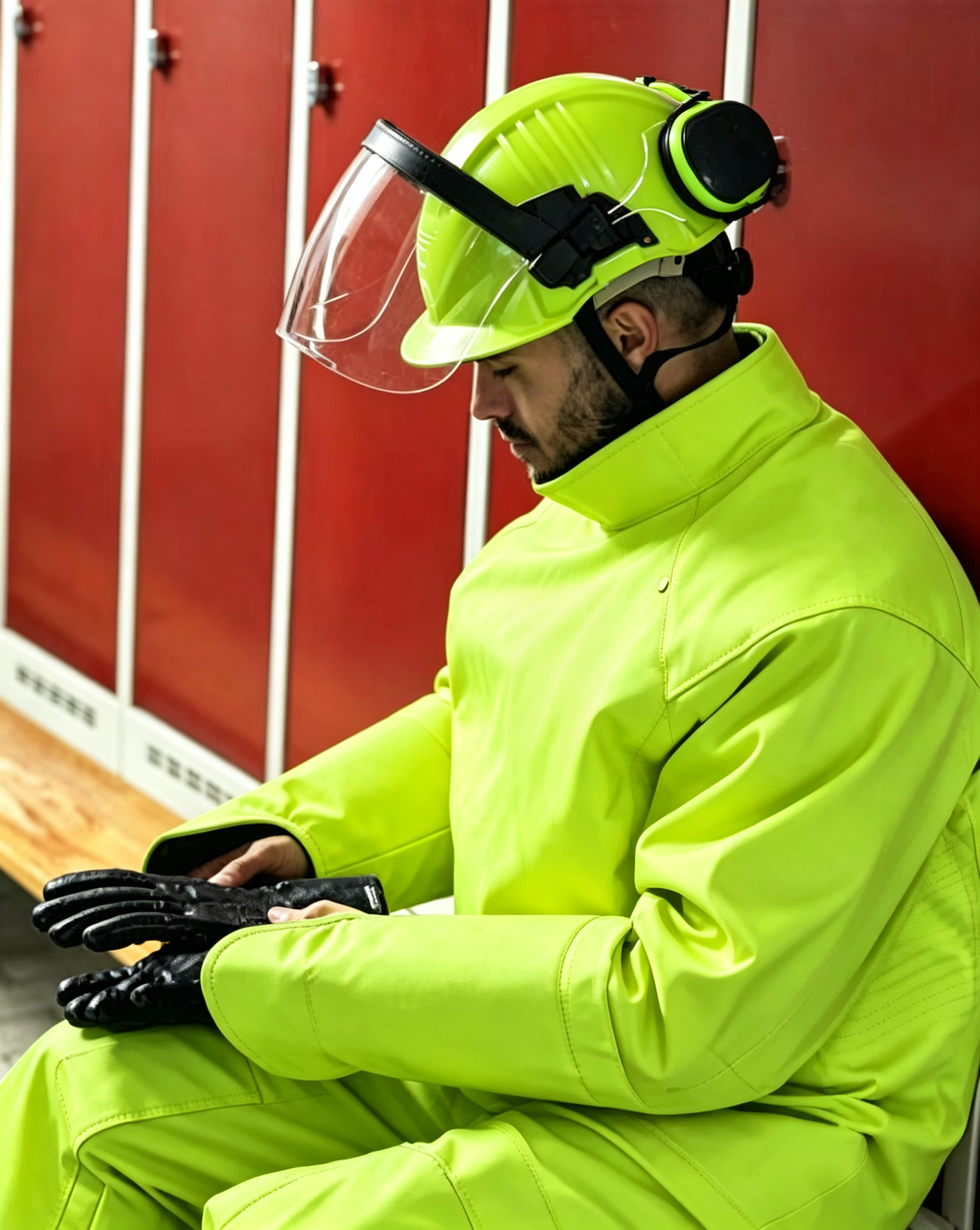 Marine Grade Water Jetting Jacket Saltwater Resistant Industrial Safety Jacket