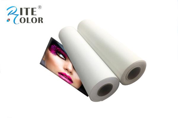 410Gsm Inkjet Cotton Canvas Roll , 20Mil Inkjet Printable Canvas Good Ink Absorbable