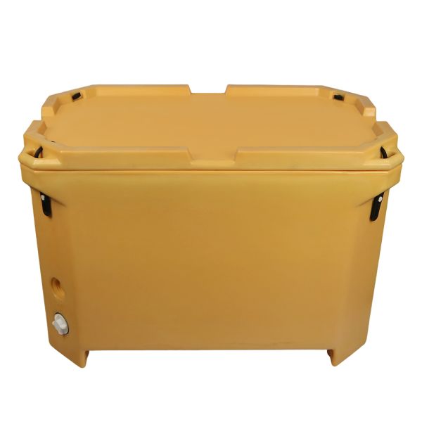 220L Capacity Rotomolded Cooler Box with 5.0 Days Ice Detention and 50mm Thick PU Foam Insulation