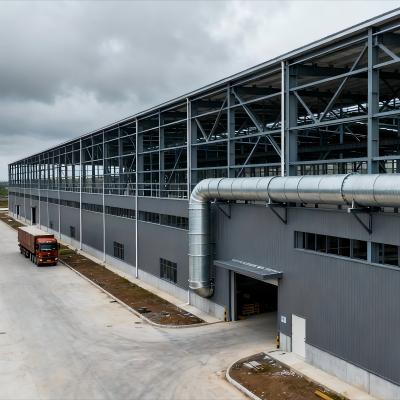 Custom PEB Steel Structure for Factory Building Q355B S235JR Prefab Warehouse