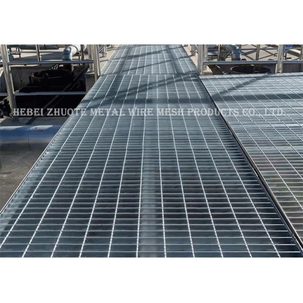 Light duty serrated bar grating hot dipped galvanized steel grating