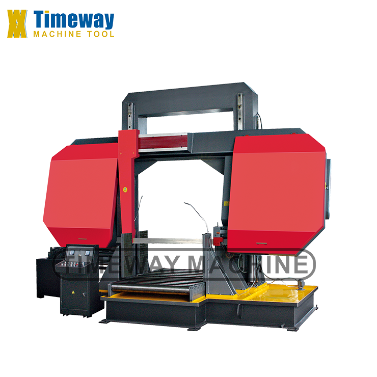 Large Semi Automatic Horizontal Metal Band Sawing Machine GBS-1000 for Manufacturing Plant