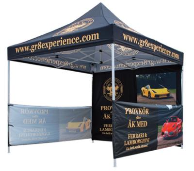 Trade Show Commercial Ez Up Tents CMYK Heat Transfer Printing Simple Set Up