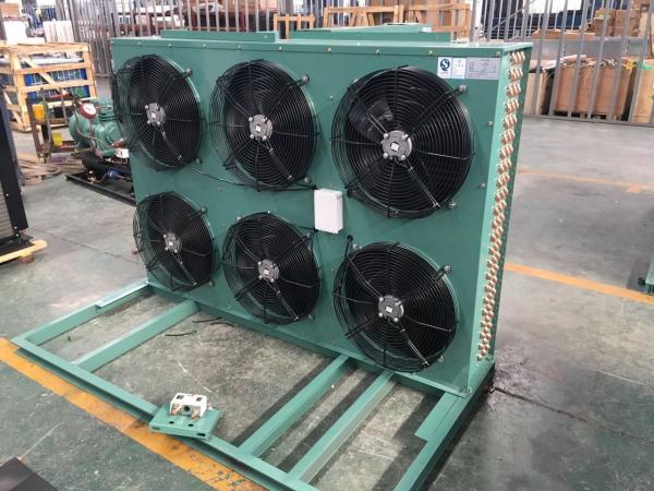 Industrial Cold Room 6 Fan Motors Fin Type Air Cooled Condenser with Specifications