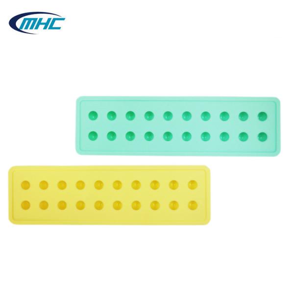 Cubo feito a mão Tray Mini Ball Shape Food Grade do molde da bola de gelo do silicone sustentável