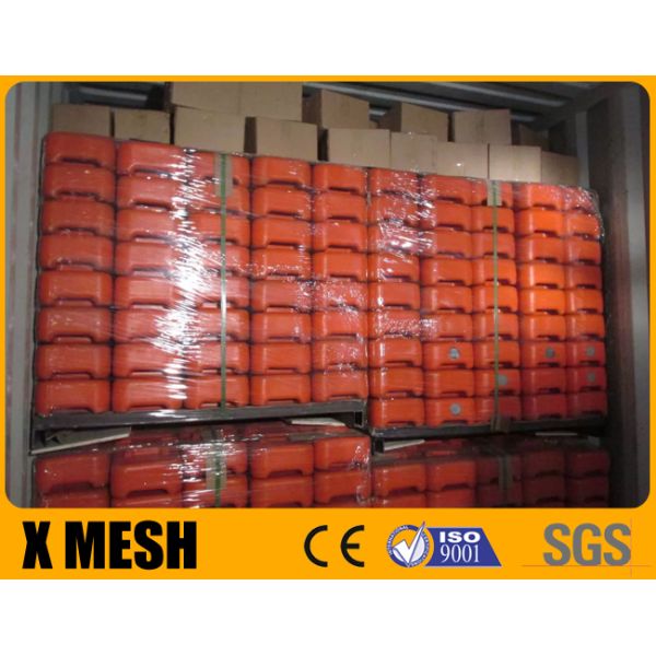 Горячая окунутая гальванизированная сетка металла ограждая размер безопасностью 2.4x2.1m места как стандарт 4687