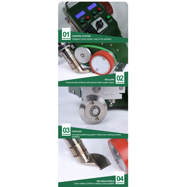 SWT-UME Hot Air Tarpaulin Welding Machine 2800W 230V