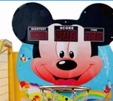 Máquina de juego de baloncesto de gancho de rescate operada por monedas para niños en interiores Máquina de tiro eléctrica de baloncesto