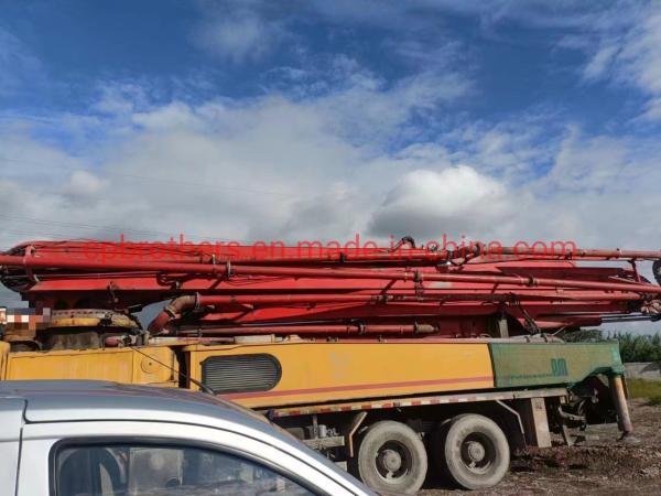 56 Meter Putzmeister Concrete Pump with 5 Boom Sections and 300 Kw Engine Power Used