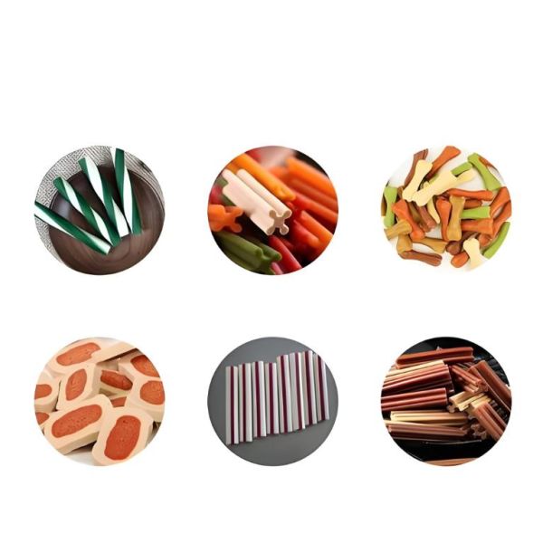 Dental Care Twisted Pet Treat Dog Food Extruder Machine 145kw 380V