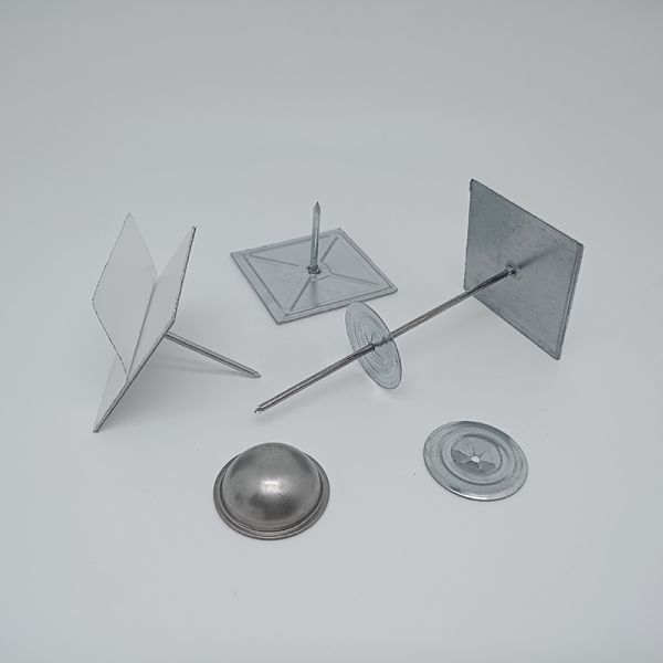 HVAC System Construction Insulation Self Adhesive Stick Pins 50mm Length 3mm Diameter Head