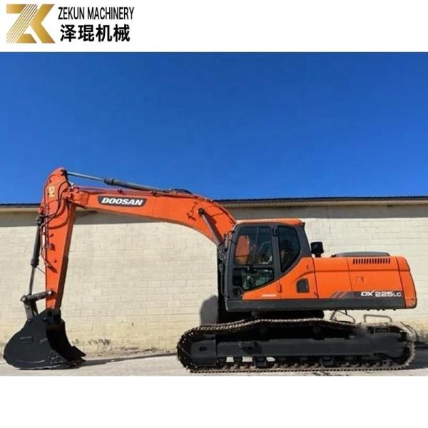 Excavadora original de 22 toneladas de segunda mão Doosan 225 Excavator DX225LC