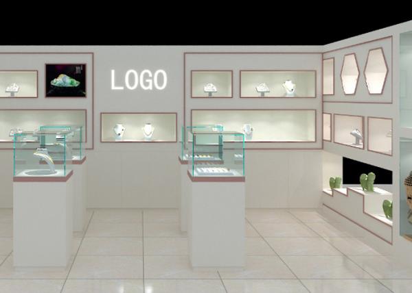 Modern Fashion Style Wall Mounted Display Case For Jewelry Shop Display