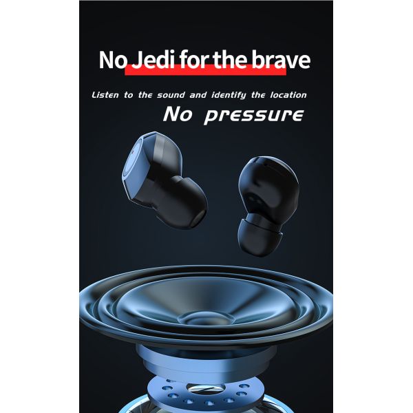 300mAh Waterproof Bluetooth Earbuds With Charging Case Hands Free Headset With Hi-Fi Stereo Sound